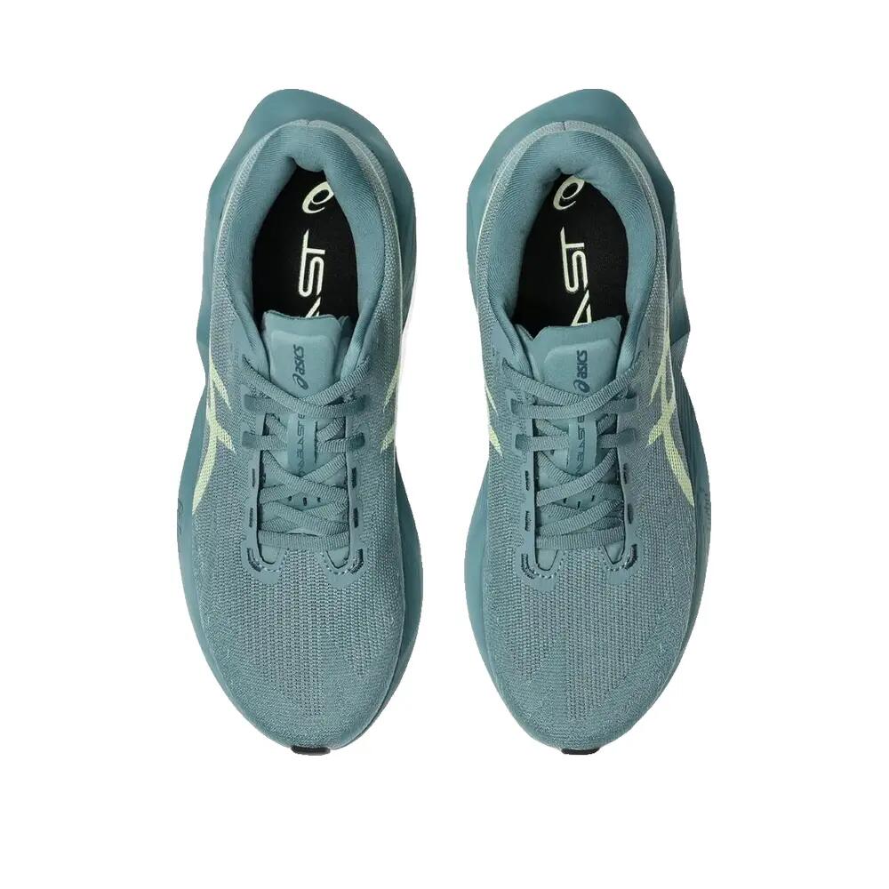 Laufschuhe ASICS Novablast 6 Foggy Teal/Illuminate Yellow 6/8