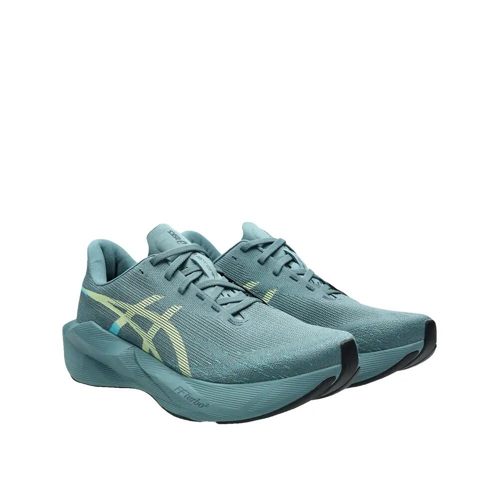 Laufschuhe ASICS Novablast 6 Foggy Teal/Illuminate Yellow 2/8