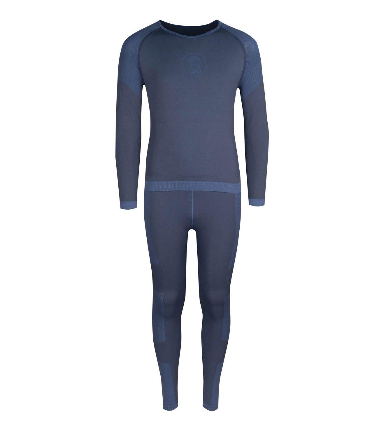 TROLLKIDS Kinder Multifunktionswäsche Set Hemsedal Marineblau