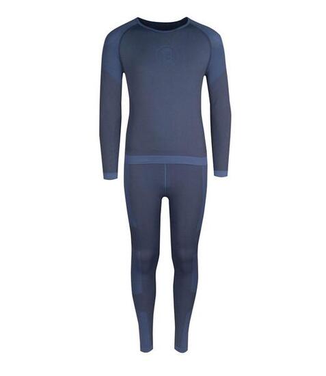 Ensemble de sous-vêtements multifonctions pour enfants Hemsedal bleu marine