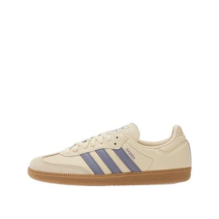 Zapatillas Adidas Samba OG Blancas/Plateadas Violeta