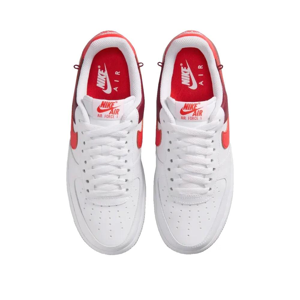 Zapatos Nike Air Force 1 Low Jewel Blanco/Borgoña/Coral 4/6