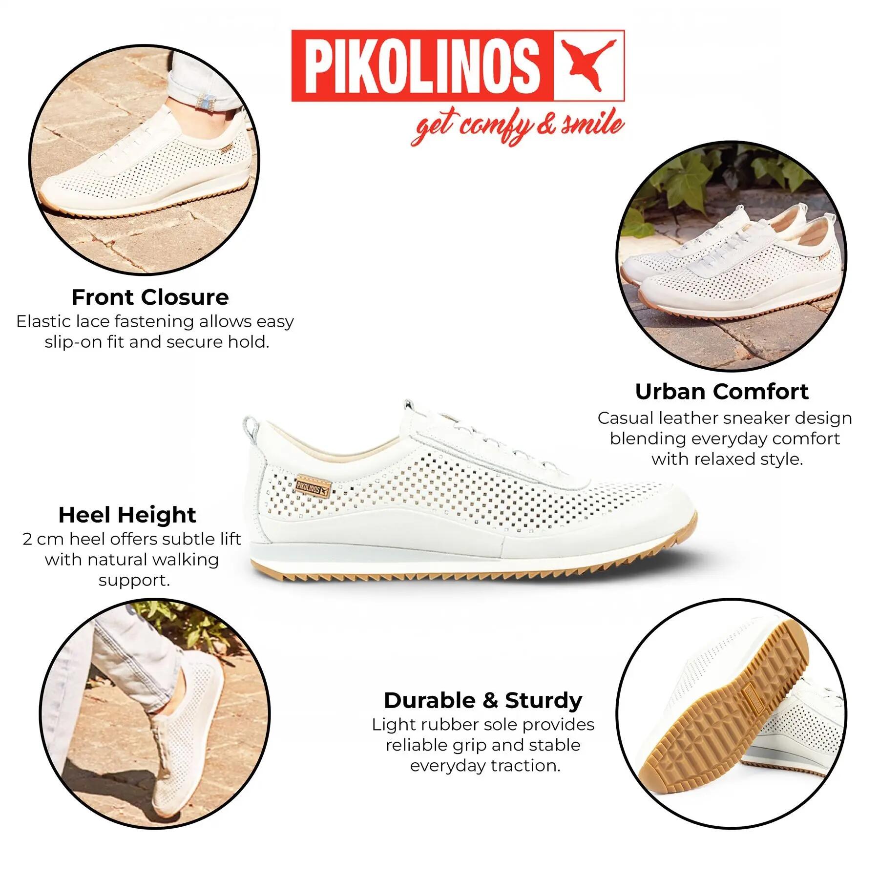 Pikolinos Mens Leather Elastic Slip-on Sneaker Trainers Shoes - Liverpool 2/8