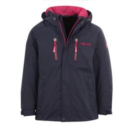 Veste de pluie enfant Femund imperméable bleu marine/rose