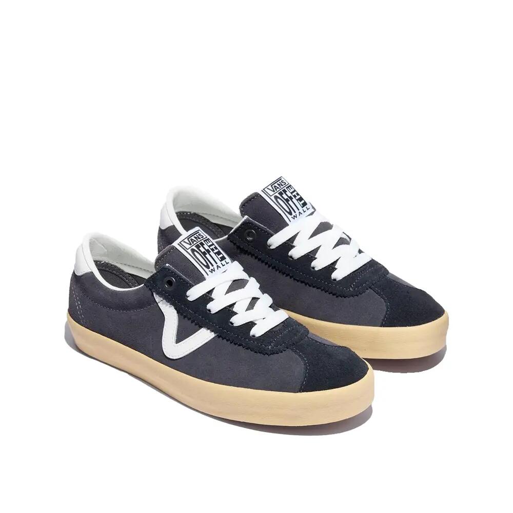 Chaussures Vans Sport Basse Gris 3/4