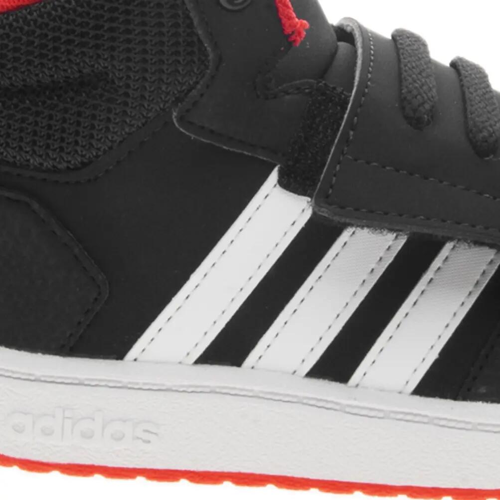 Baskets mi-montantes - Unisex bébé - À scratch - adidas Hoops Mid 2.0 I - Bleu 4/7