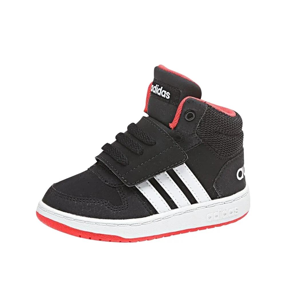 Baskets mi-montantes - Unisex bébé - À scratch - adidas Hoops Mid 2.0 I - Bleu 2/7