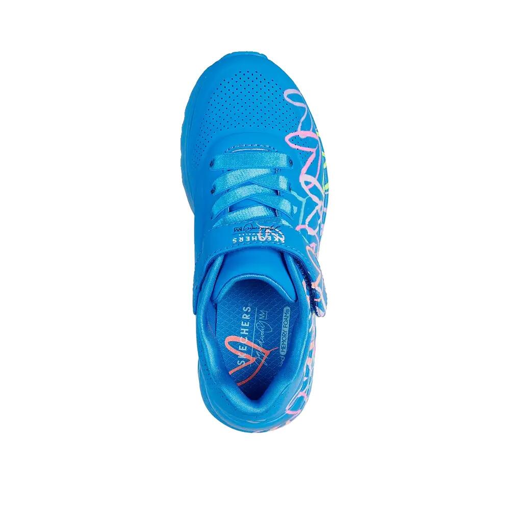 Sapatos Skechers Uno Lite Love Levitate Azuis 4/5