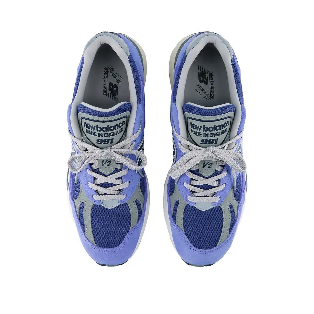 Schoenen New Balance 991 Bleu Baja/Ultramarine Profond 2/6