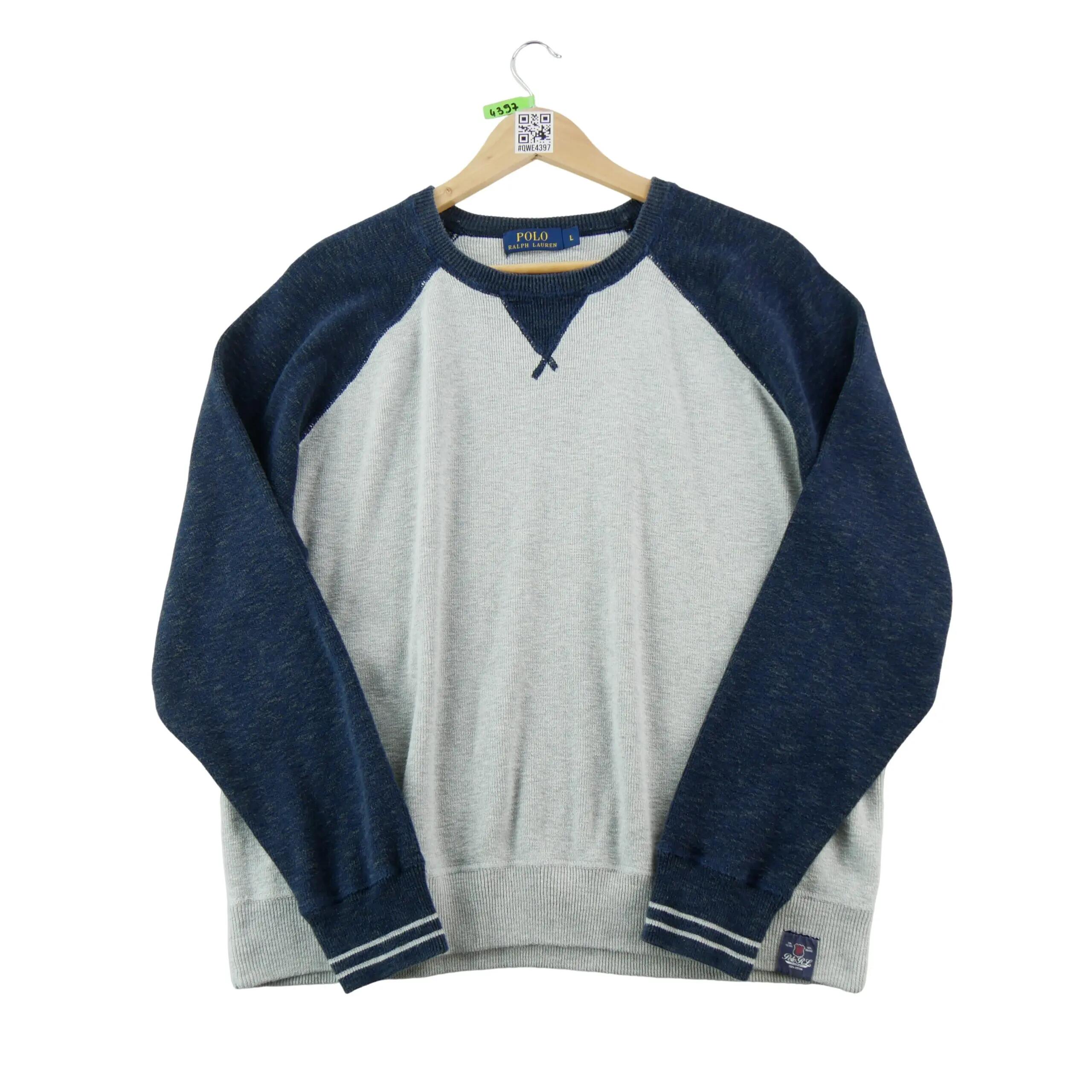 Second life - Pulover Bărbați Raglan Bicolor Gri - Foarte bun