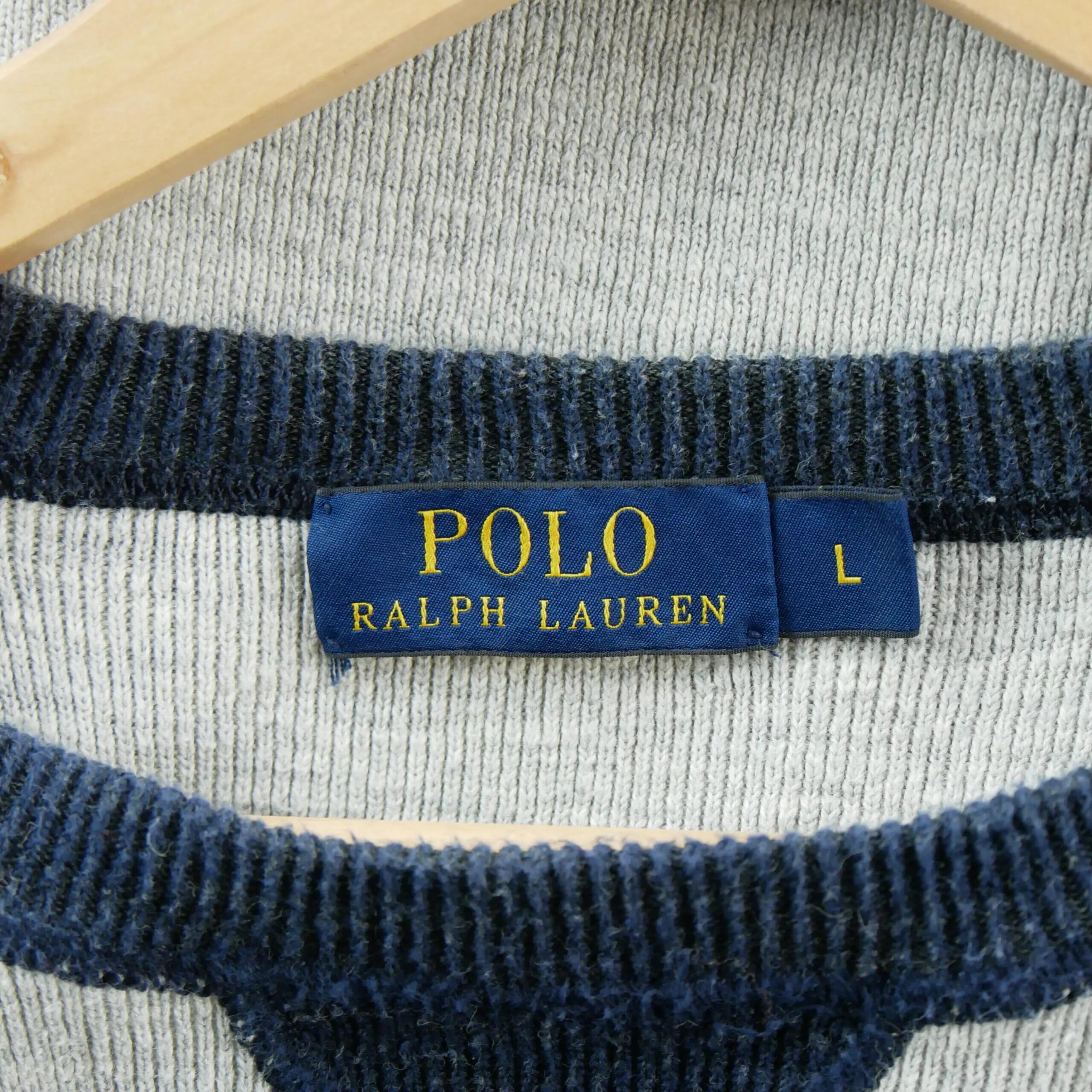 Second hand - Maglione Uomo Raglan bicolore Grigio - Stato molto buono 4/5