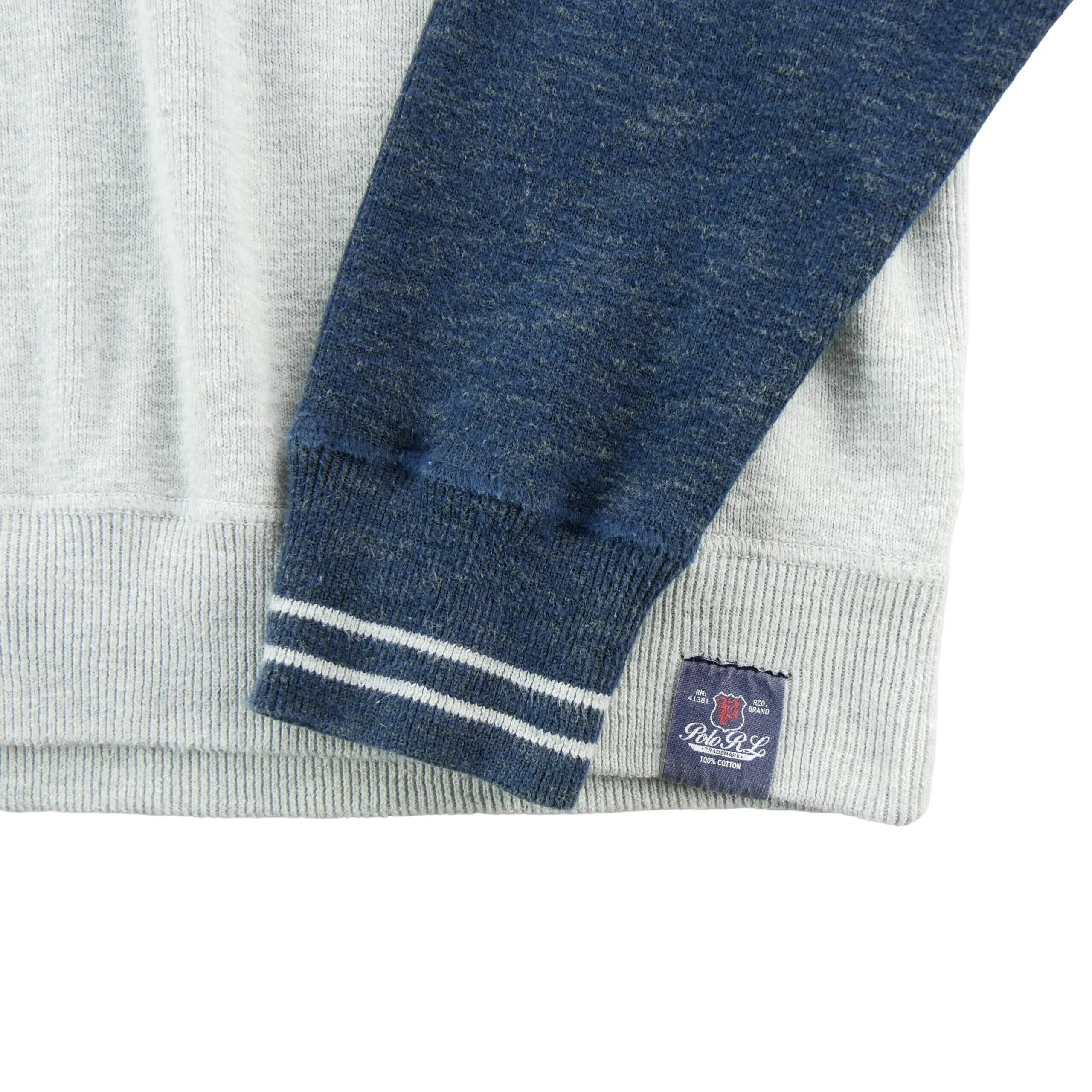 Second hand - Maglione Uomo Raglan bicolore Grigio - Stato molto buono 3/5