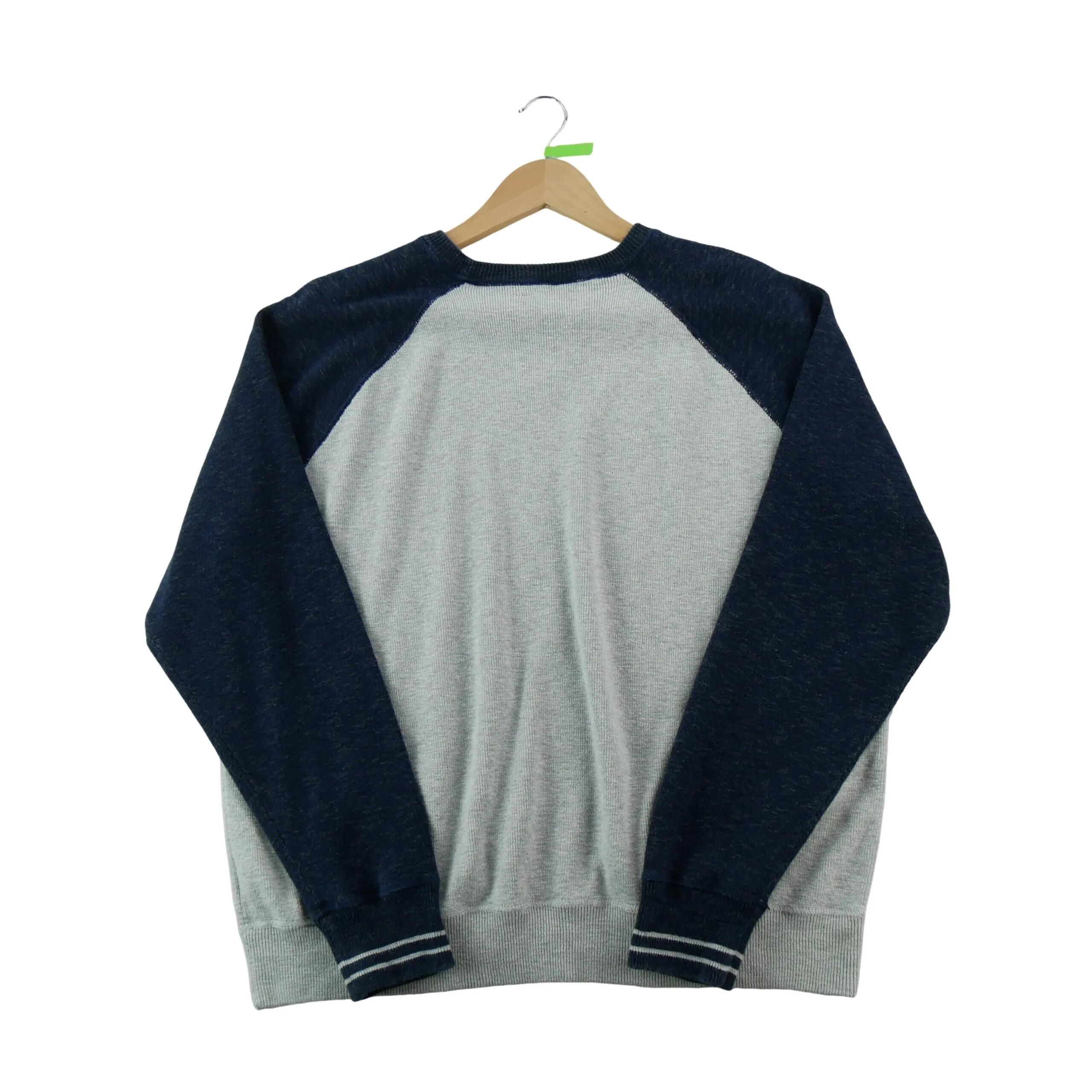 Second hand - Maglione Uomo Raglan bicolore Grigio - Stato molto buono 2/5