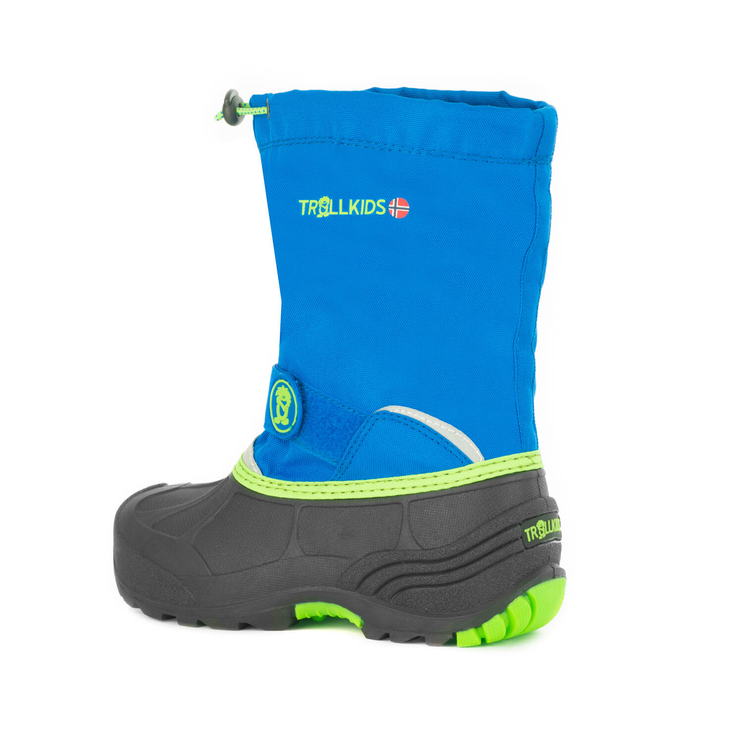 Children's Telemark XT winter boots medium blue / viper green