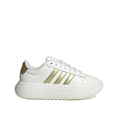 Adidas grand court platform witte schoenen