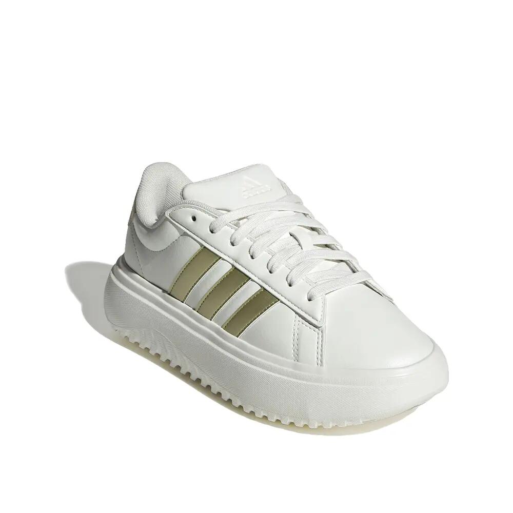 Chaussures adidas Grand Court Platform Blanche 4/6