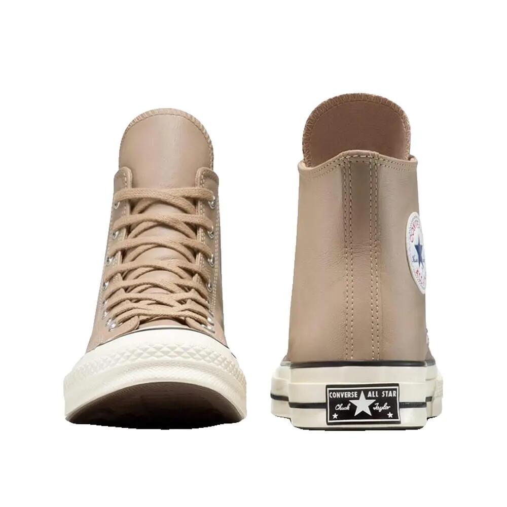 Scarpe Converse Chuck 70 Cuir Marron 5/8