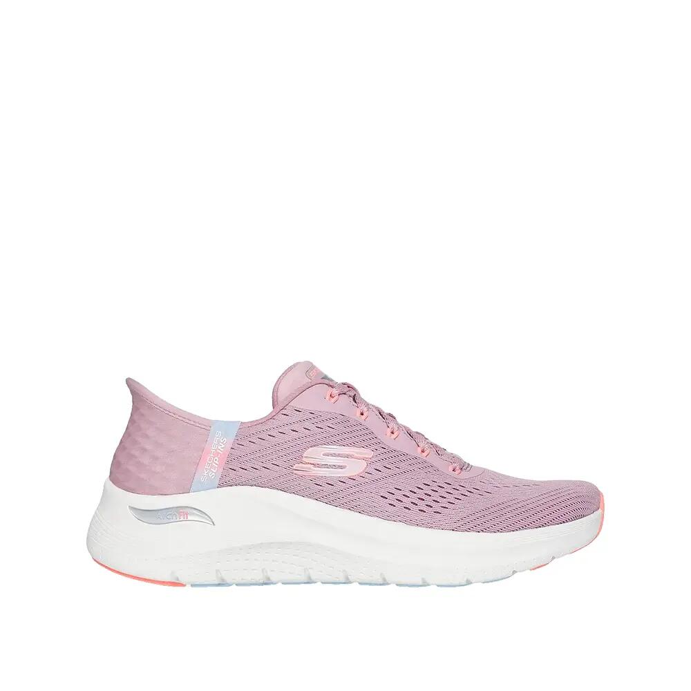Buty Skechers Arch Fit 2.0 Easy Chic Fioletowe 3/4