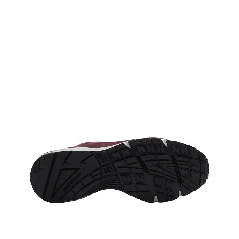 New Balance W991BBL Suede and Mesh Burgundy 4/4