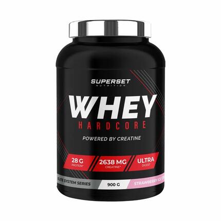 Proteína Whey - Whey Hardcore (900 G) - Helado De Fresa