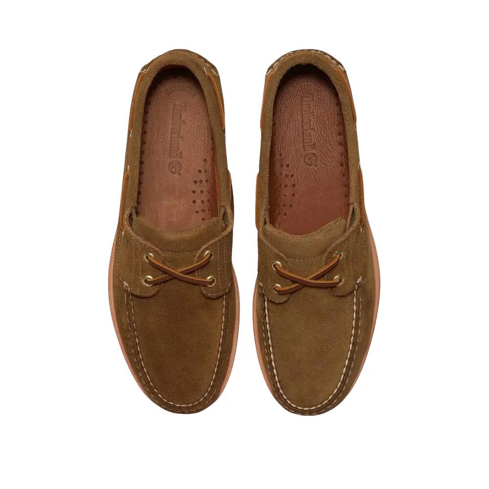 Zapatos Timberland Zapatos de barco en cuero Beige 3/4