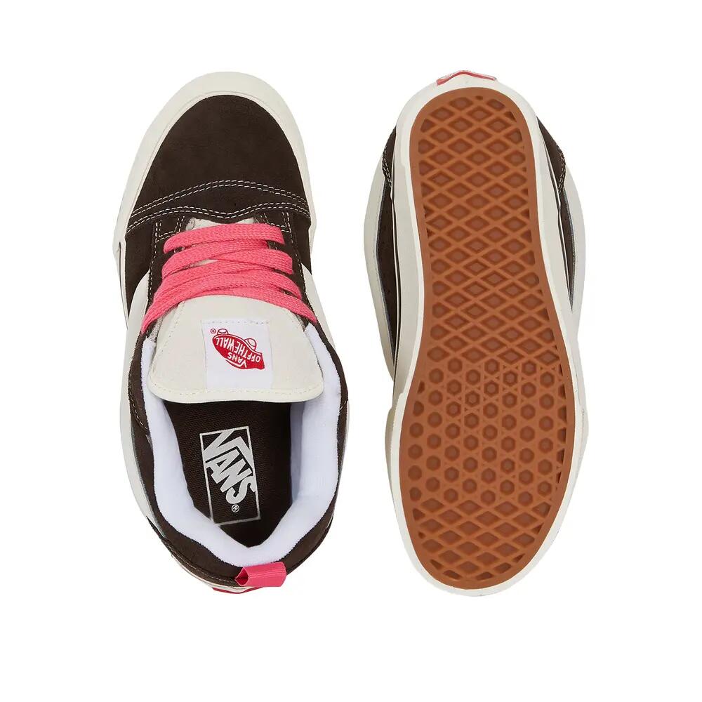 Chaussures Vans Knu Skool Suède Marron/Blanc 2/2