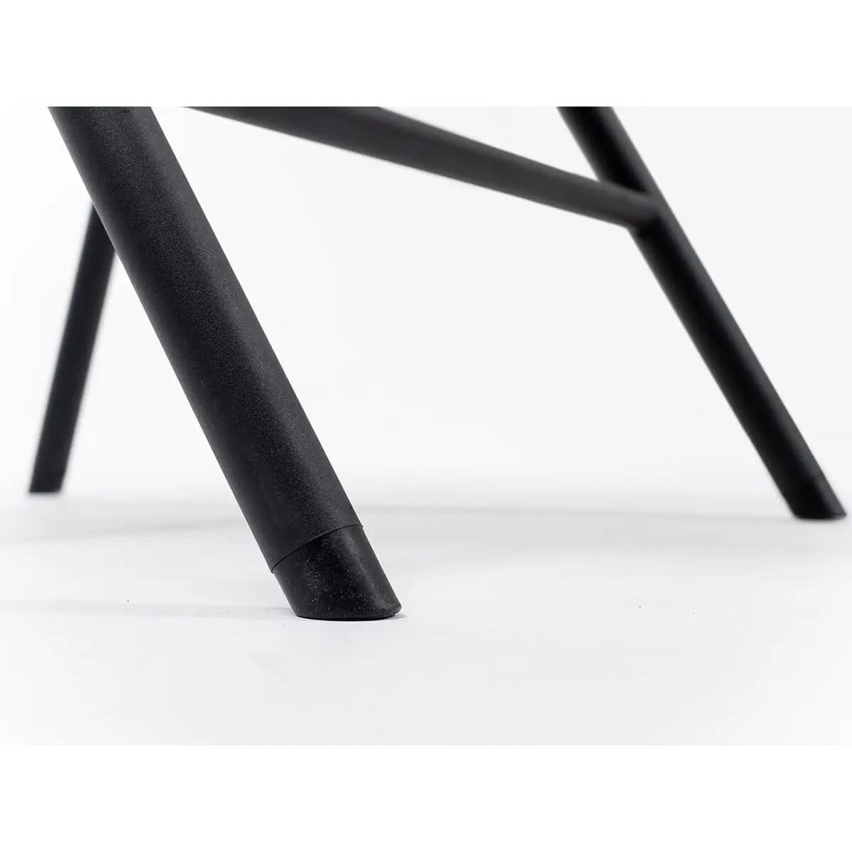 Masi Folding Chair Set of 2 – Weatherproof Black Rattan - 45 cm Seat Height 12/13