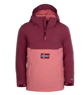Mädchen Anorak Kirkenes Marine/Staub-Blau/Antikrosa