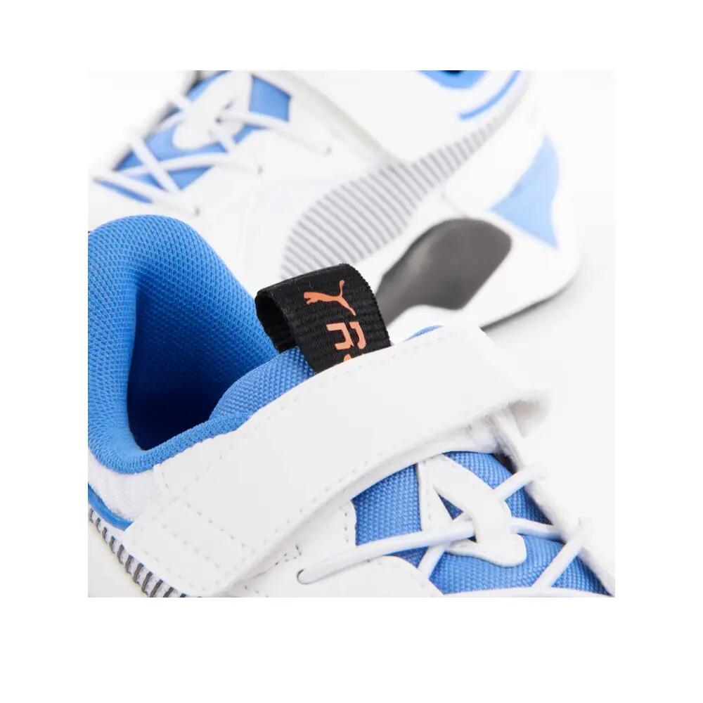 Zapatillas PUMA RS-X Boys AC Blancas/Azules/Naranjas 6/8