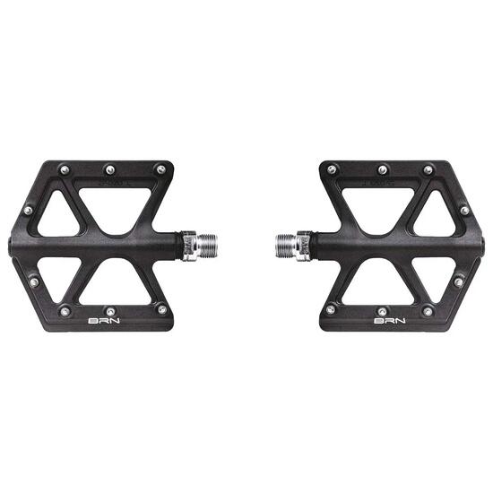 BRN COMPOSITE KITE schwarze Pedale mit 8 silbernen Pins