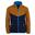 Kinder Fleece Jacke Oppdal XT Bronze/Marineblau