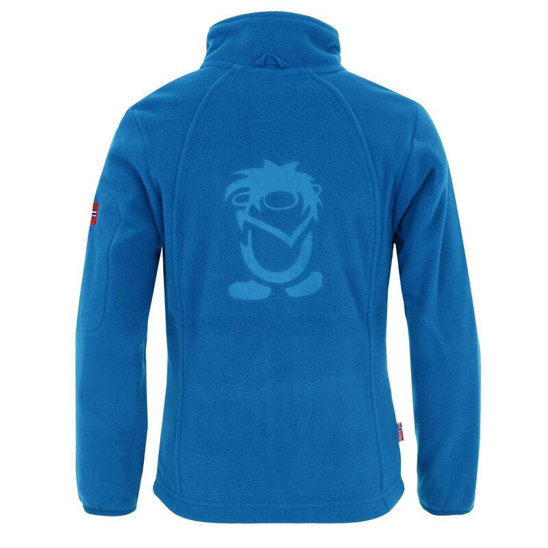 Kinder Fleece Jacke Arendal PRO Azurblau/Marineblau