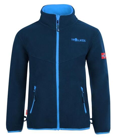 Veste polaire enfant Oppdal XT respirante isolante Bleu Moyen