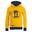 Kinder Hoodie Pullover Troll Goldgelb / Mystikblau