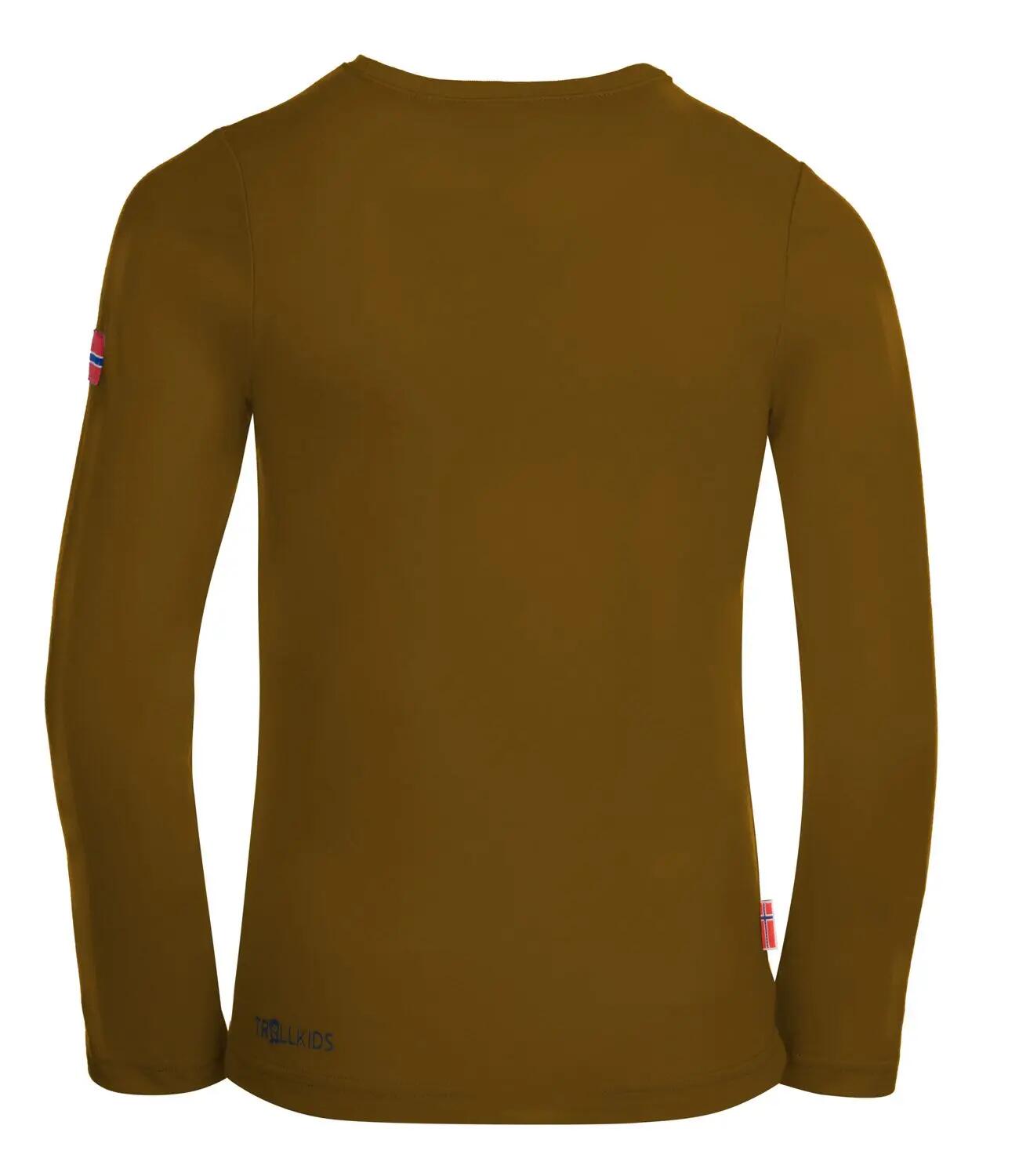 Kinder Longsleeve Troll Bronze/Marineblau 2/3