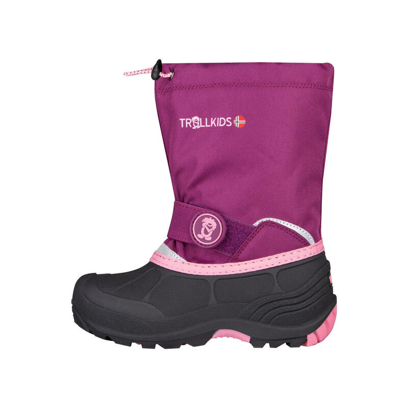 Enfants Chaussures d'hiver Telemark XT rouge / vieux rose