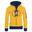 Pull à capuche enfant Sortland jaune doré/bleu mystique