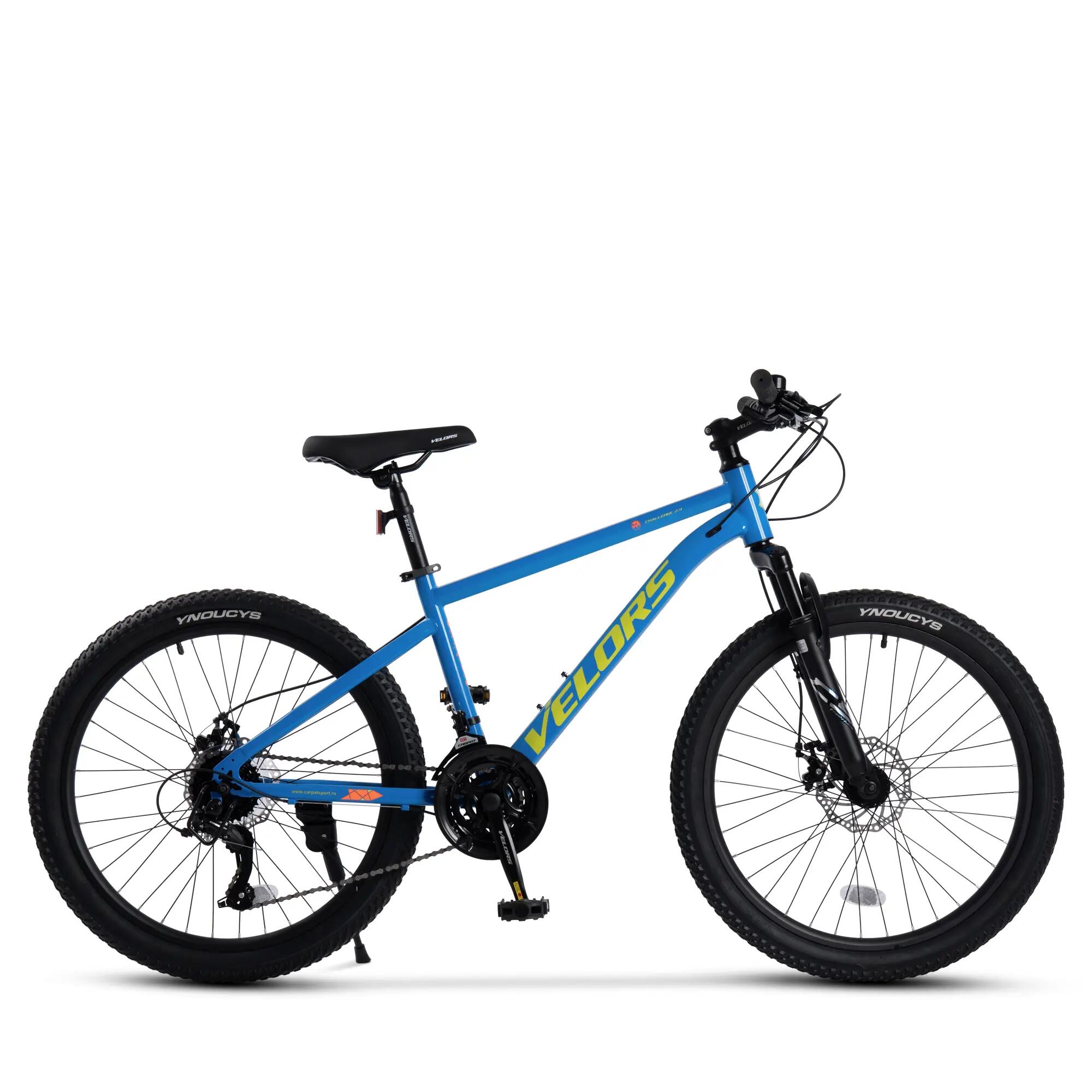 Bicicletă Copii cu suspensie integrala Challenge 21v Albastru/Verde
