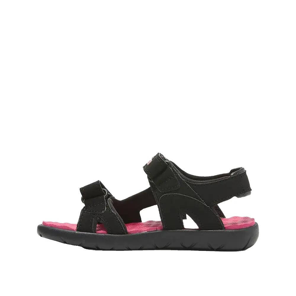 Timberland Perkins Row 2 Strap Sandals Black/Pink 3/9