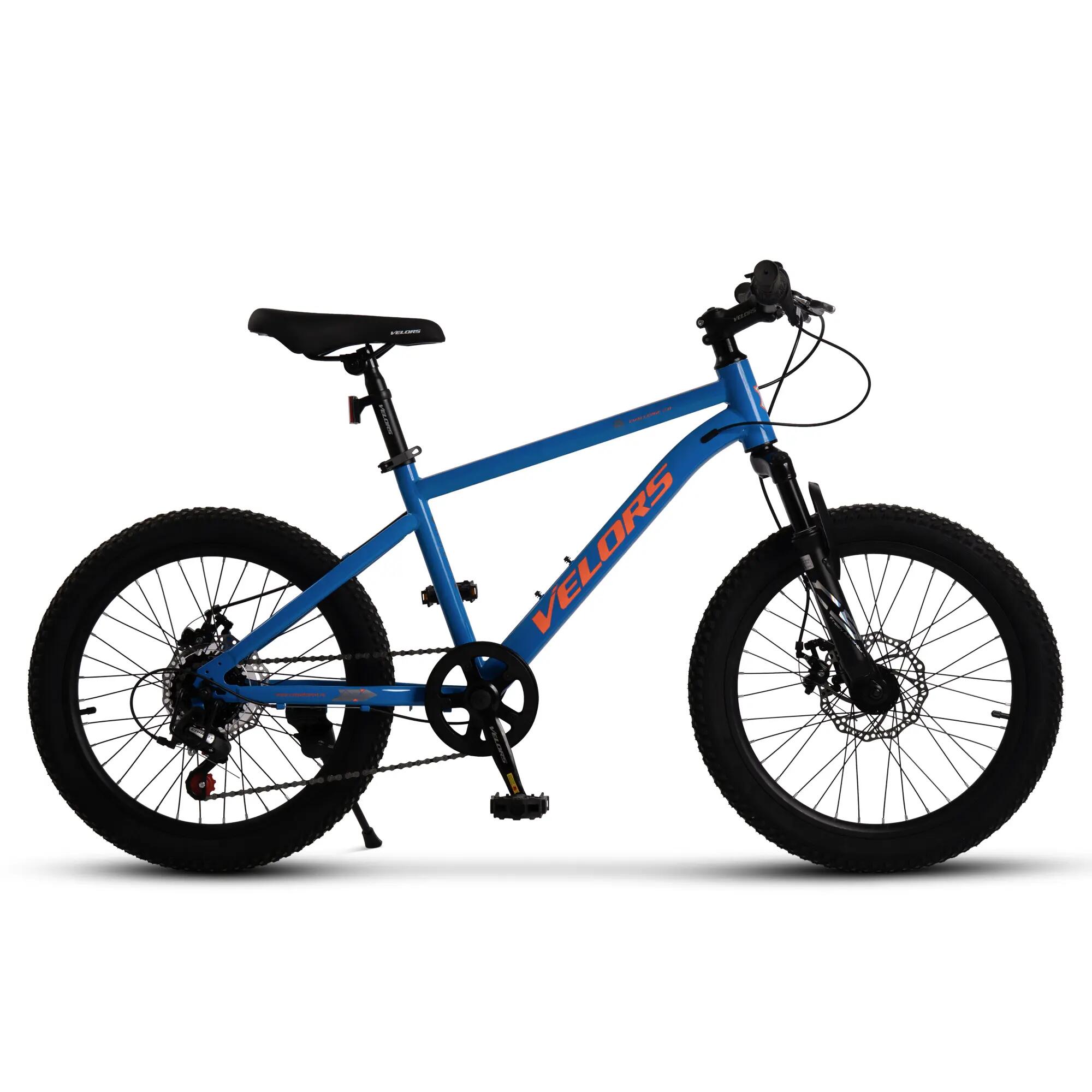 Bicicletă Copii cu suspensie integrala Challenge 7v Albastru/Portocaliu