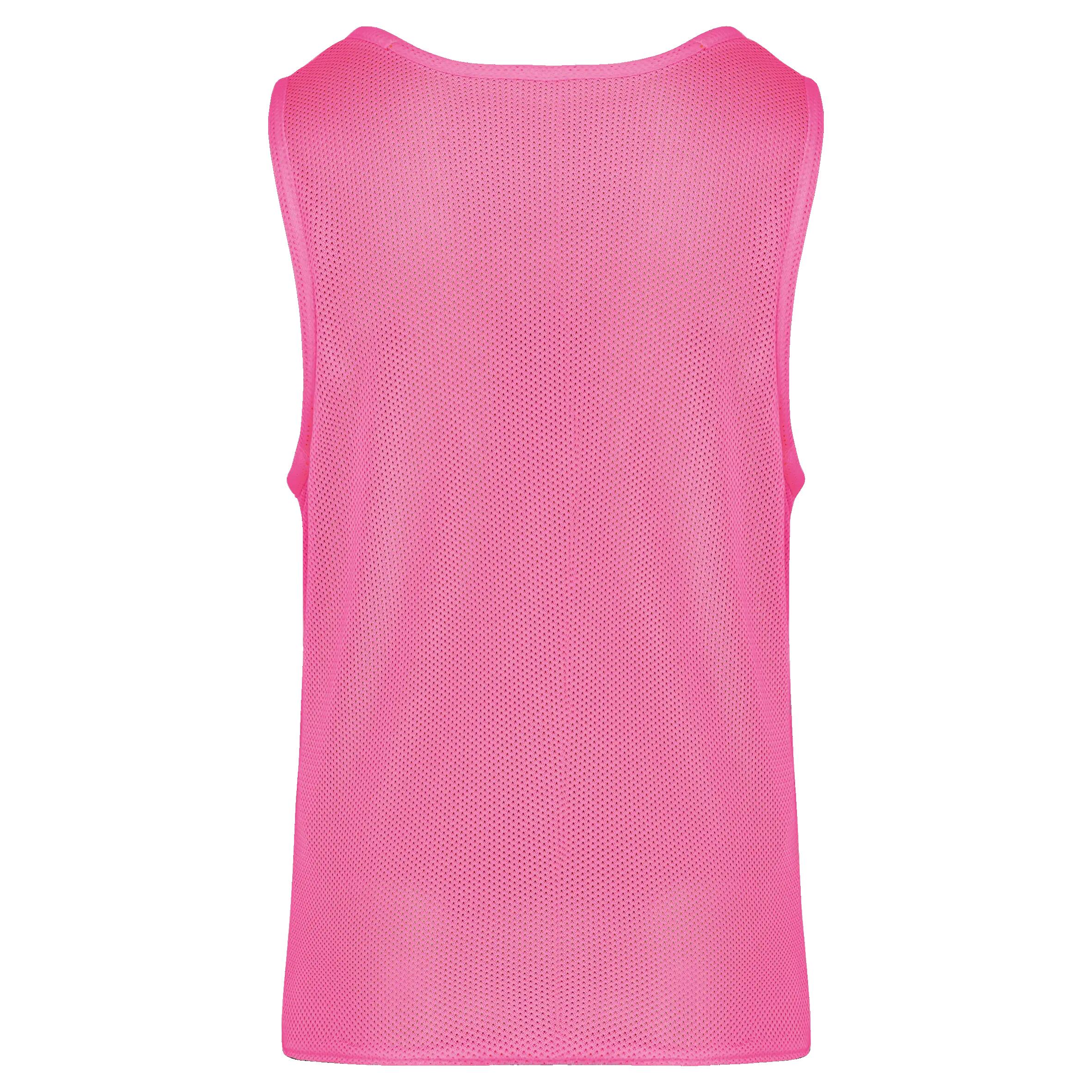 Chasuble réversible multisports enfant - Fluo  Pink / Sporty Sky Blue - 6/10 ans 3/4