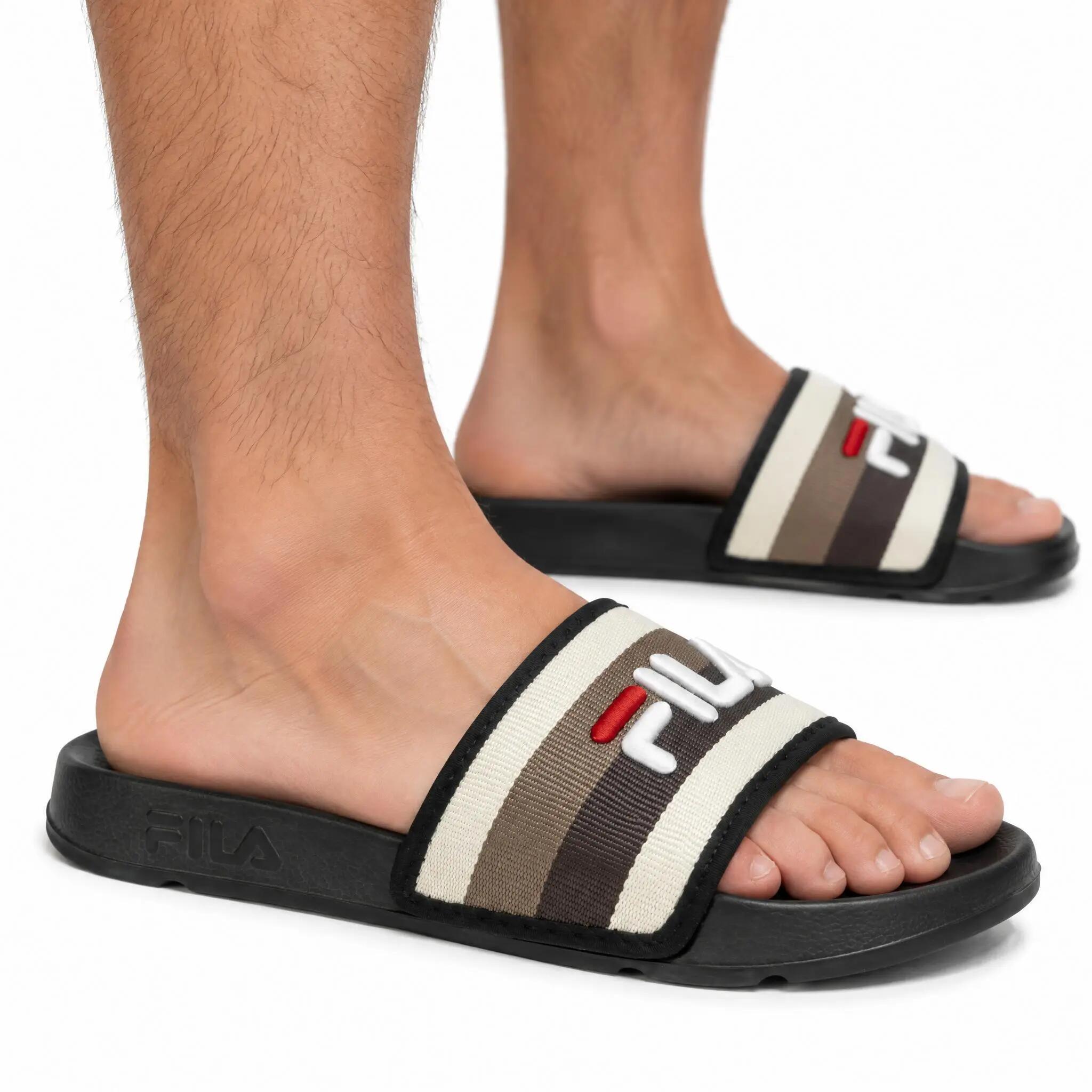 Klapki męskie sportowe basenowe Fila MORRO BAY STRIPES SLIPPER 5/6