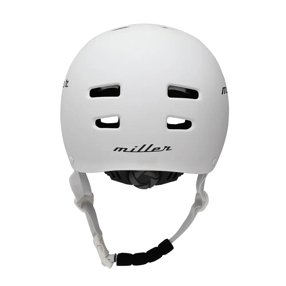 Skate-Helm Erwachsene EN 1078 M/L weiß – Miller Pro Helmet II 4/4
