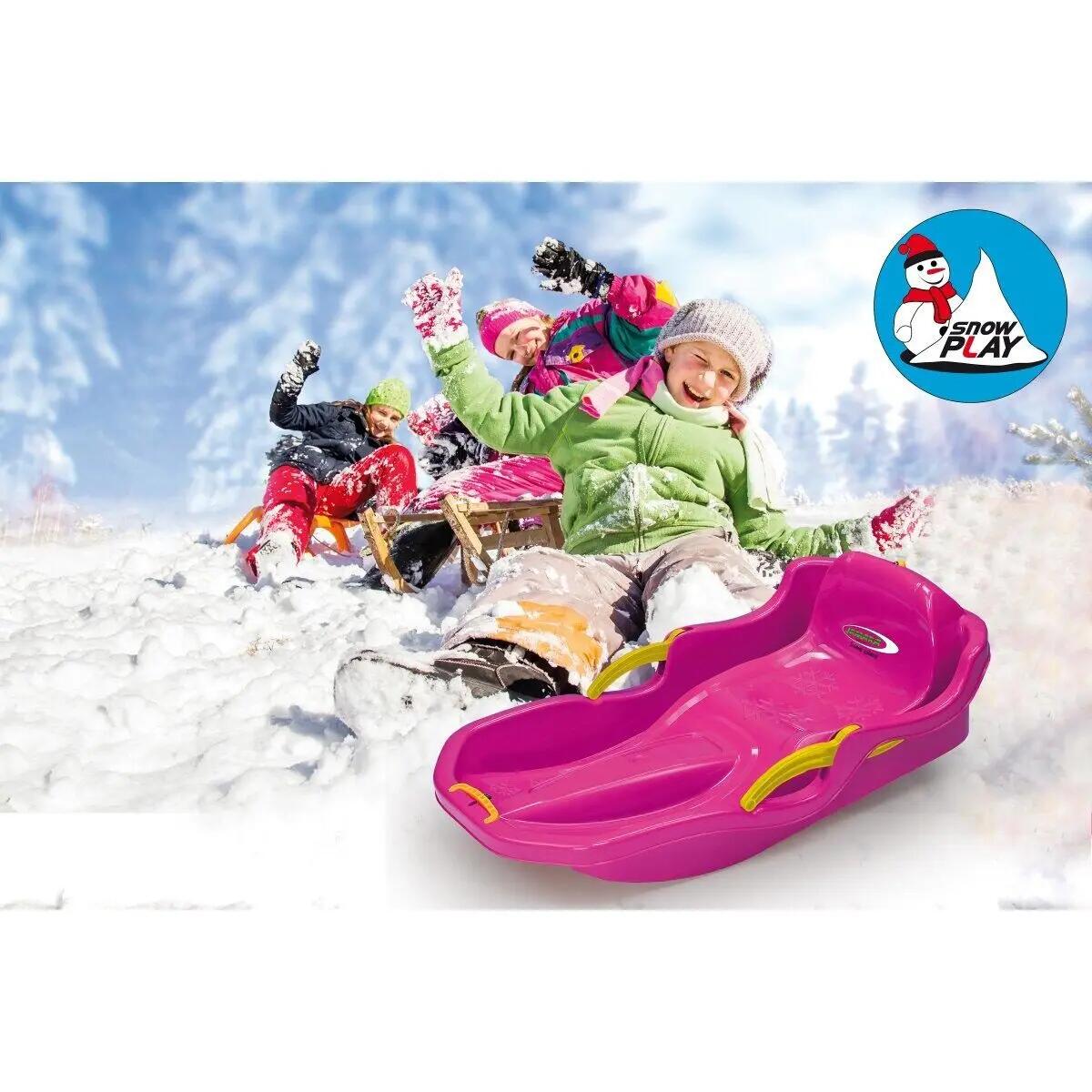 Slitta - Sport invernali - Unisex - Con freni - Bob Comfort - Rosa 3/3