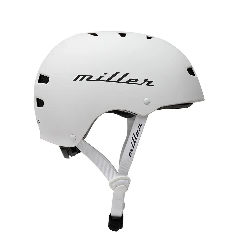Skate-Helm Erwachsene EN 1078 M/L weiß – Miller Pro Helmet II 2/4