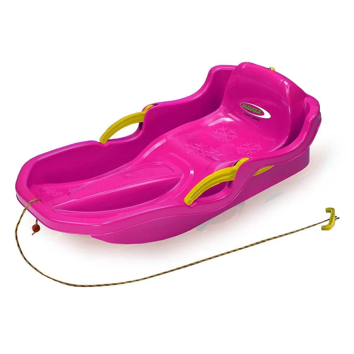 Slitta - Sport invernali - Unisex - Con freni - Bob Comfort - Rosa 2/3
