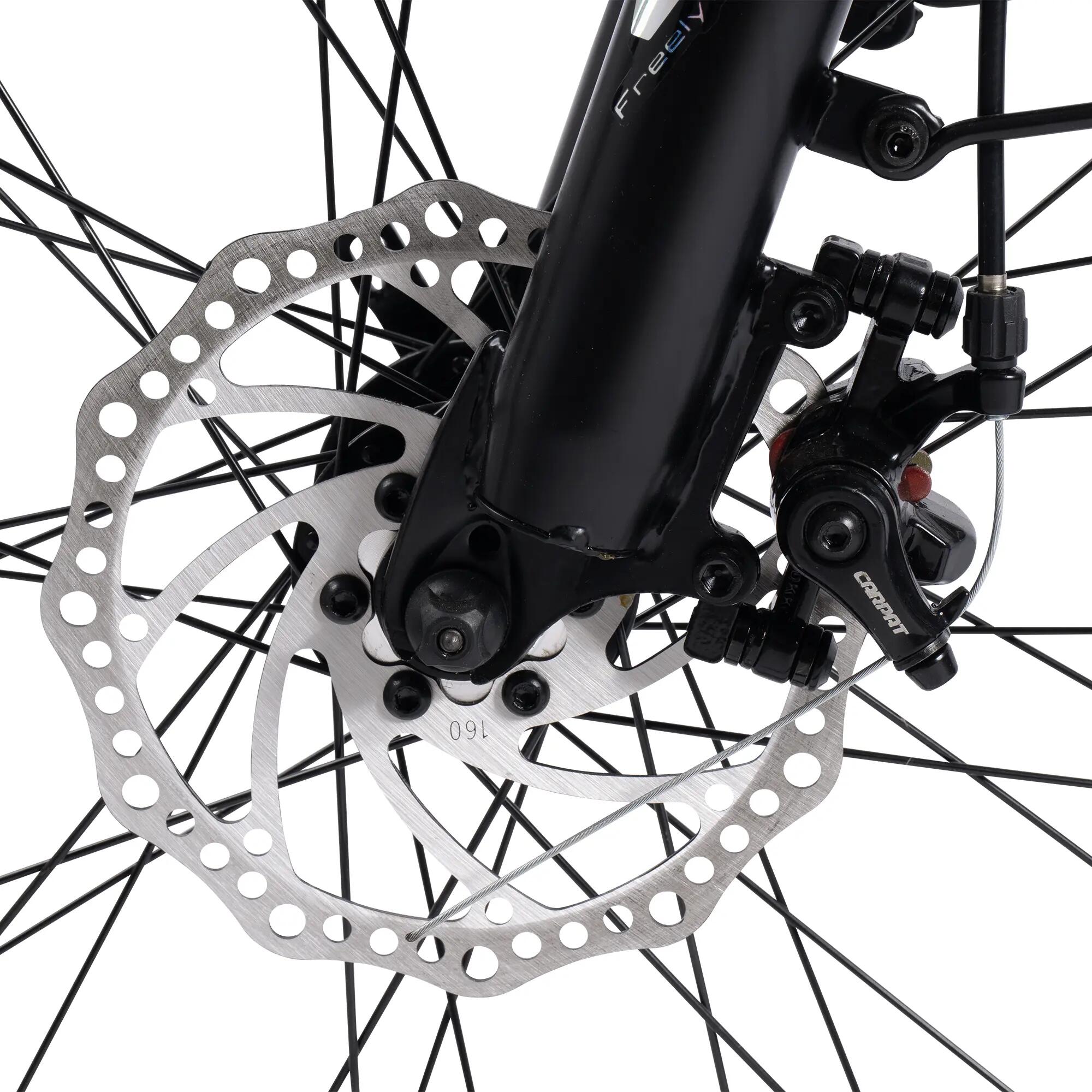 Bicicletă MTB cu suspensie integrala Rocky 21v Negru/Gri 9/9
