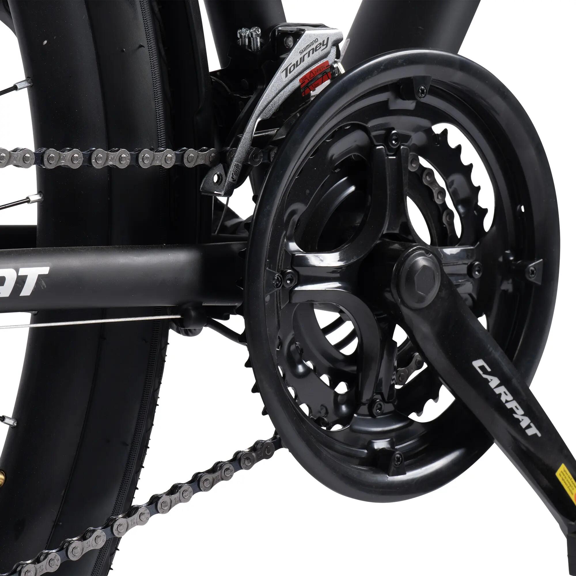Bicicletă MTB cu suspensie integrala Rocky 21v Negru/Gri 7/9