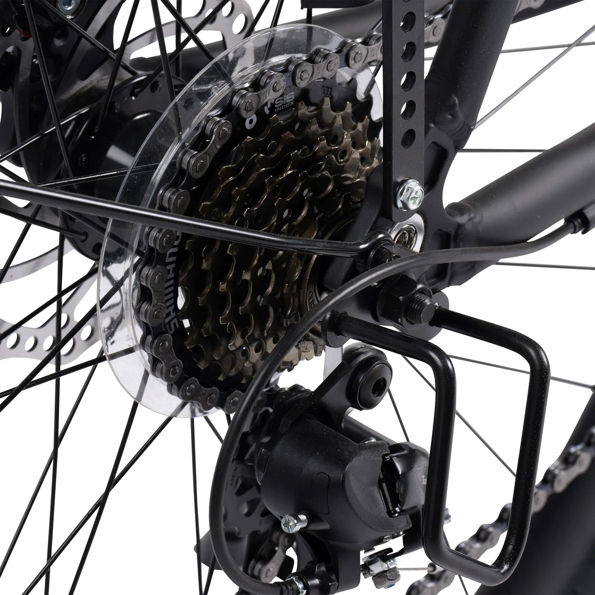 Bicicletă MTB cu suspensie integrala Rocky 21v Negru/Gri 6/9