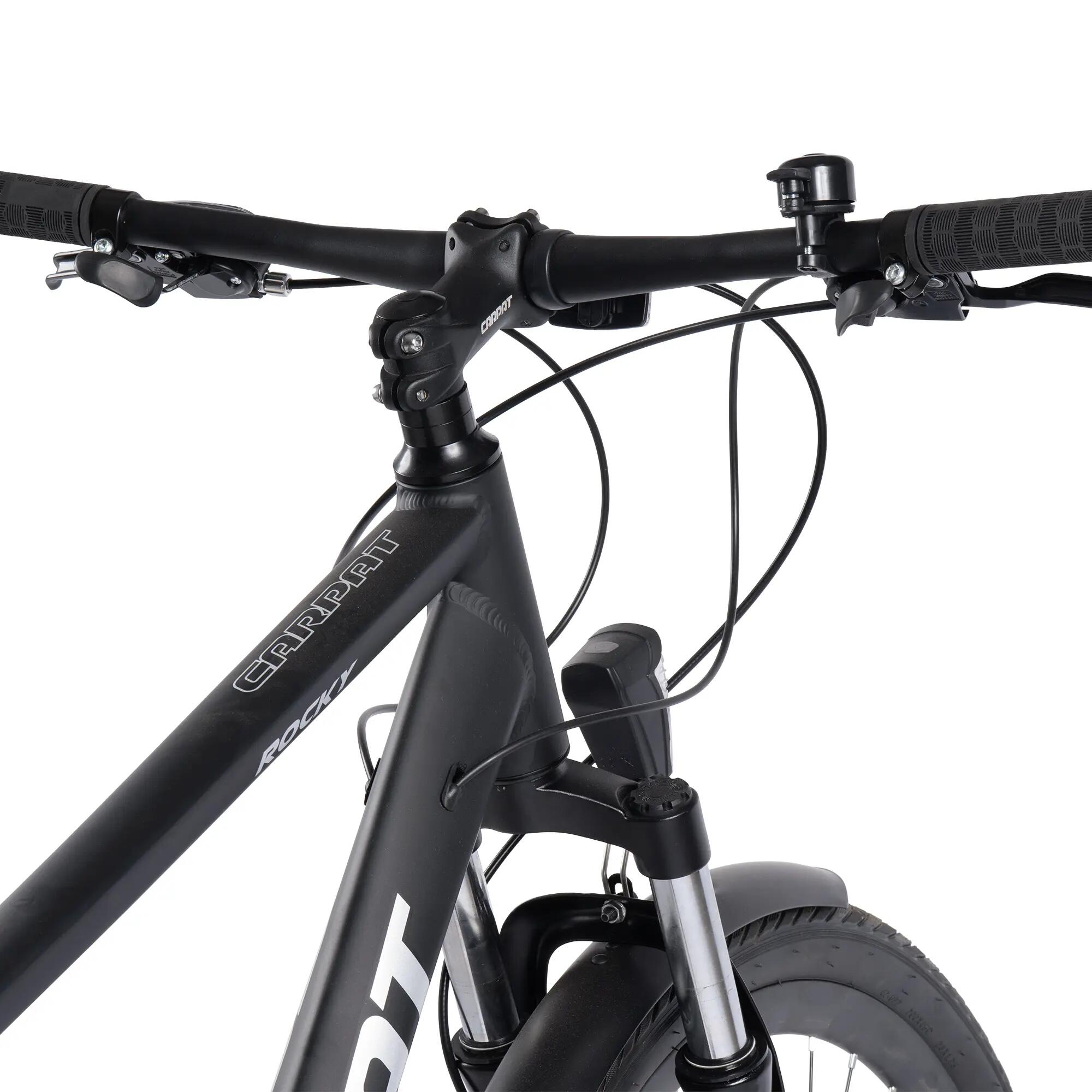 Bicicletă MTB cu suspensie integrala Rocky 21v Negru/Gri 5/9